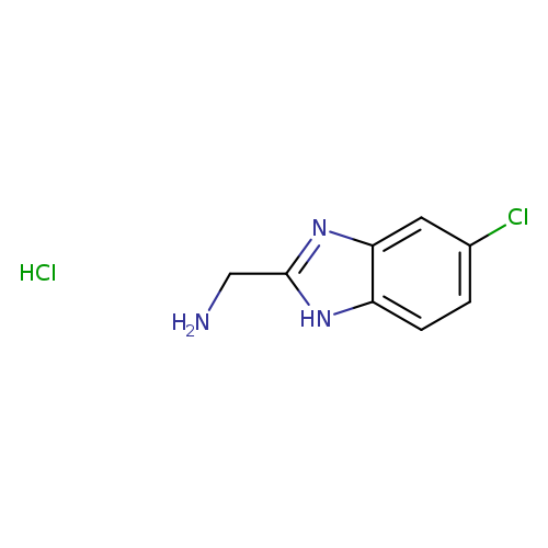 (5-chloro-1H-1,3-benzodiazol-2-yl)methanamine hydrochloride