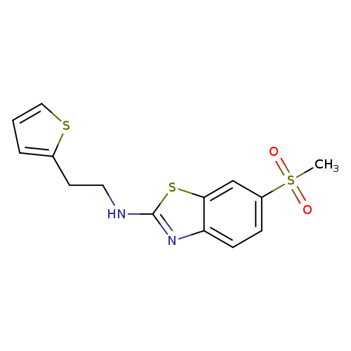 6-methanesulfonyl-N-[2-(thiophen-2-yl)ethyl]-1,3-benzothiazol-2-amine