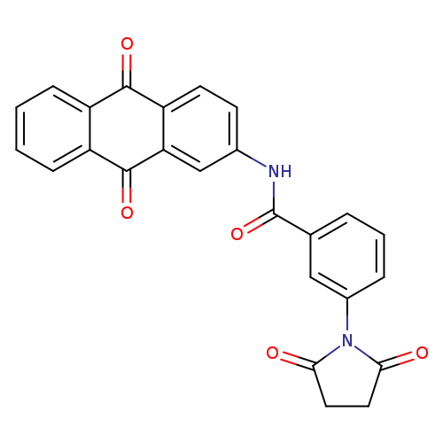 N-(9,10-dioxo-9,10-dihydroanthracen-2-yl)-3-(2,5-dioxopyrrolidin-1-yl)benzamide