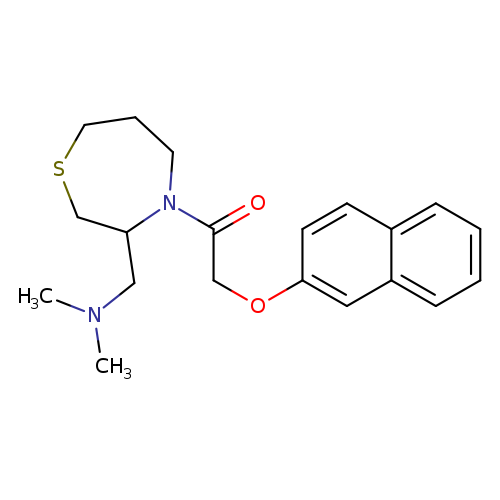 1-{3-[(dimethylamino)methyl]-1,4-thiazepan-4-yl}-2-(naphthalen-2-yloxy)ethan-1-one