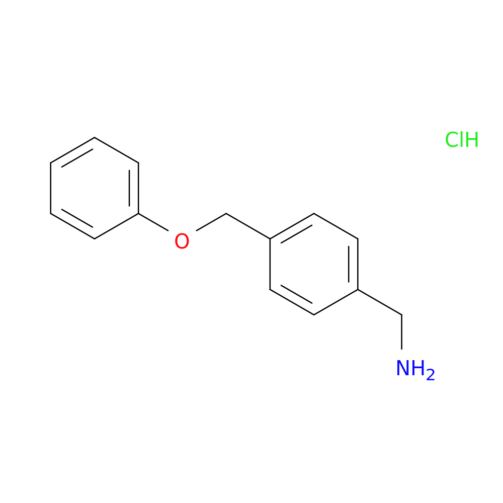[4-(phenoxymethyl)phenyl]methanamine hydrochloride