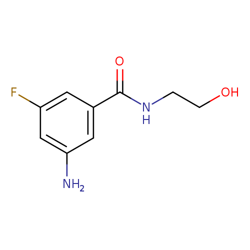 3-Amino-5-fluoro-N-(2-hydroxyethyl)benzamide
