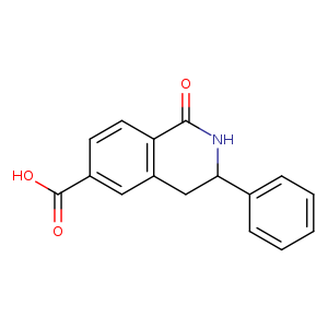 1-oxo-3-phenyl-1,2,3,4-tetrahydroisoquinoline-6-carboxylic acid