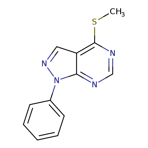 4-(methylsulfanyl)-1-phenyl-1H-pyrazolo[3,4-d]pyrimidine