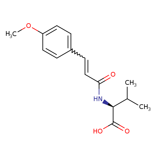 (2S)-2-[3-(4-methoxyphenyl)prop-2-enamido]-3-methylbutanoic acid