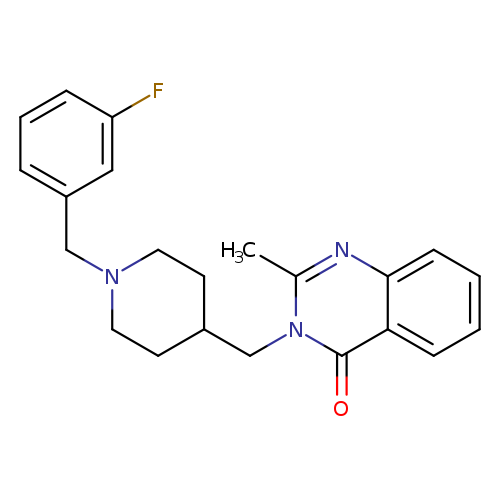 3-({1-[(3-fluorophenyl)methyl]piperidin-4-yl}methyl)-2-methyl-3,4-dihydroquinazolin-4-one