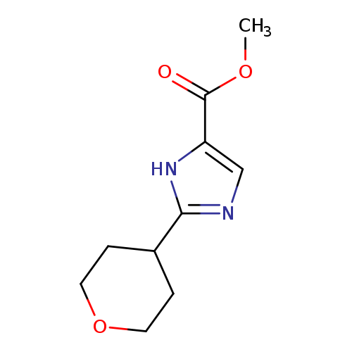 Methyl 2-(tetrahydro-2H-pyran-4-yl)-1H-imidazole-5-carboxylate