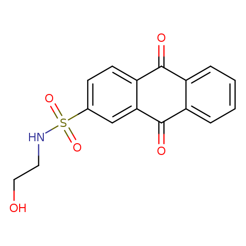 9,10-Dioxo-9,10-dihydro-anthracene-2-sulfonic acid (2-hydroxy-ethyl)-amide