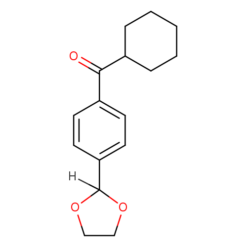 Cyclohexyl 4-(1,3-dioxolan-2-yl)phenyl ketone