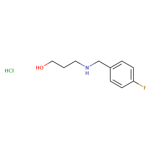 3-[(4-Fluorobenzyl)amino]-1-propanol hydrochloride
