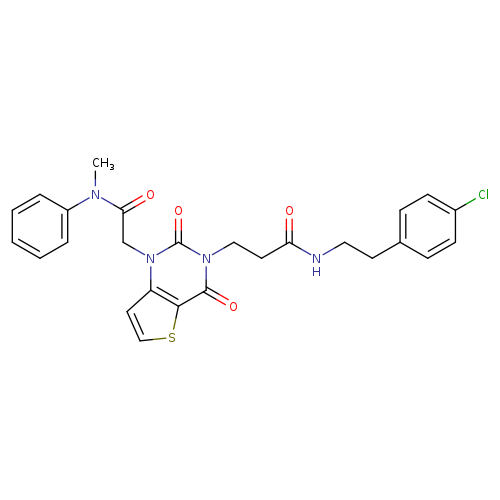 N-[2-(4-chlorophenyl)ethyl]-3-(1-{[methyl(phenyl)carbamoyl]methyl}-2,4-dioxo-1H,2H,3H,4H-thieno[3,2-d]pyrimidin-3-yl)propanamide