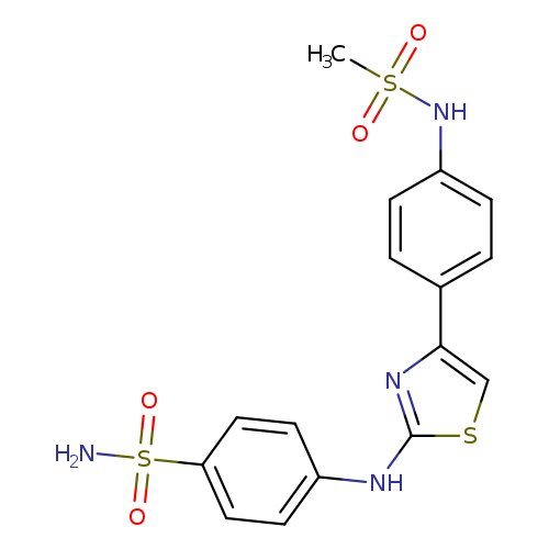 4-{[4-(4-methanesulfonamidophenyl)-1,3-thiazol-2-yl]amino}benzene-1-sulfonamide