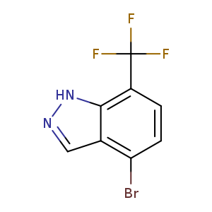 1H-Indazole,4-broMo-7-(trifluoroMethyl)-