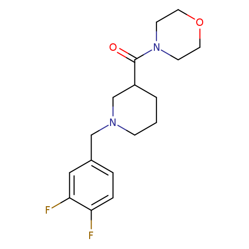 4-{1-[(3,4-difluorophenyl)methyl]piperidine-3-carbonyl}morpholine