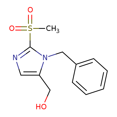 (1-benzyl-2-methanesulfonyl-1H-imidazol-5-yl)methanol