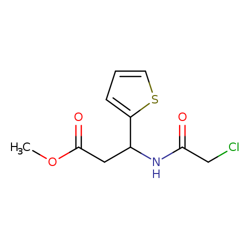METHYL 3-(2-CHLOROACETAMIDO)-3-(THIOPHEN-2-YL)PROPANOATE