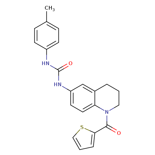 1-(4-methylphenyl)-3-[1-(thiophene-2-carbonyl)-1,2,3,4-tetrahydroquinolin-6-yl]urea