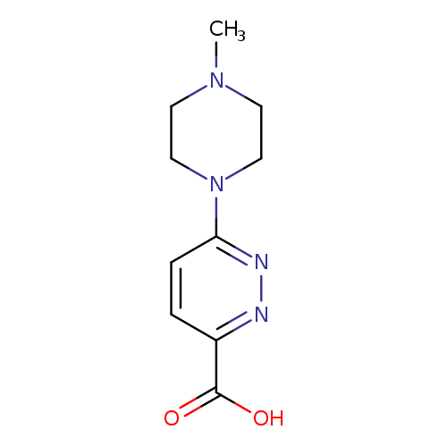 6-(4-methylpiperazin-1-yl)pyridazine-3-carboxylic acid
