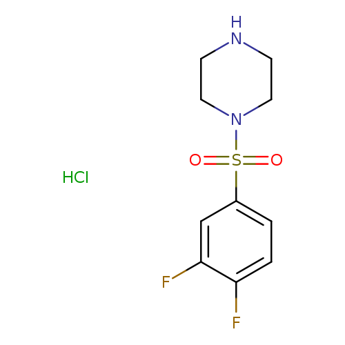 1-(3,4-difluorobenzenesulfonyl)piperazine hydrochloride