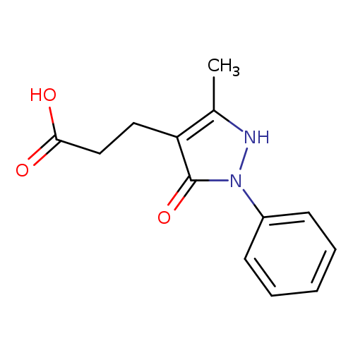 3-(5-hydroxy-3-methyl-1-phenyl-1H-pyrazol-4-yl)propanoic acid