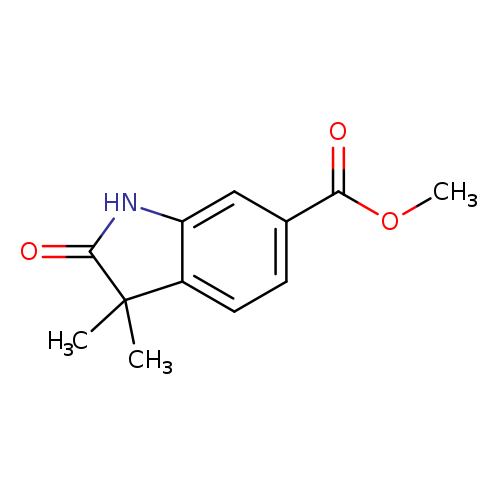 methyl 3,3-dimethyl-2-oxo-2,3-dihydro-1H-indole-6-carboxylate