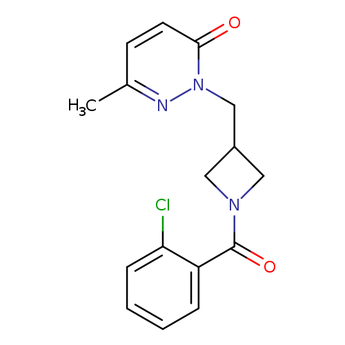 2-{[1-(2-chlorobenzoyl)azetidin-3-yl]methyl}-6-methyl-2,3-dihydropyridazin-3-one