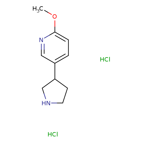 2-methoxy-5-(pyrrolidin-3-yl)pyridine dihydrochloride