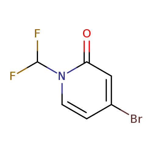 2(1H)-Pyridinone, 4-bromo-1-(difluoromethyl)-