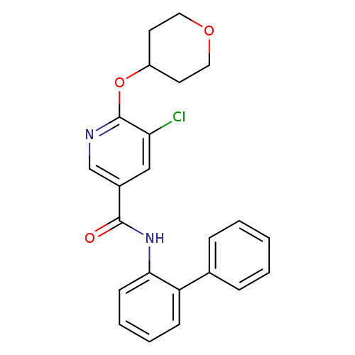 N-{[1,1'-biphenyl]-2-yl}-5-chloro-6-(oxan-4-yloxy)pyridine-3-carboxamide