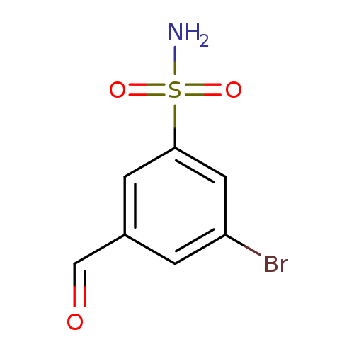 3-bromo-5-formylbenzene-1-sulfonamide