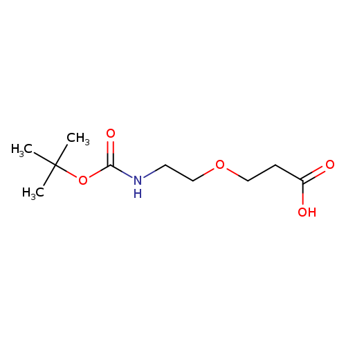 Propanoic acid, 3-[2-[[(1,1-dimethylethoxy)carbonyl]amino]ethoxy]-