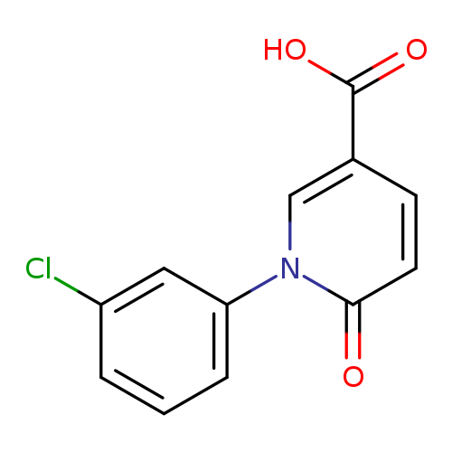 1-(3-Chlorophenyl)-6-oxo-1,6-dihydropyridine-3-carboxylic acid