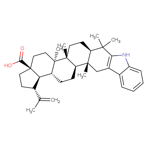 1′H-lupa-2,20(29)-dieno[3,2-b]indol-28-oic acid