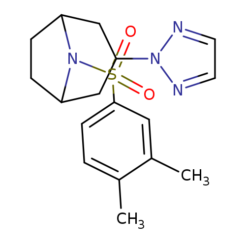 8-(3,4-dimethylbenzenesulfonyl)-3-(2H-1,2,3-triazol-2-yl)-8-azabicyclo[3.2.1]octane