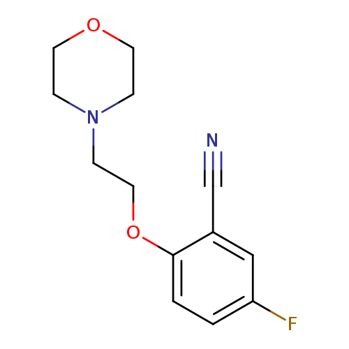 5-Fluoro-2-[2-(morpholin-4-yl)ethoxy]benzonitrile