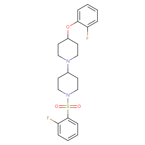 1'-(2-fluorobenzenesulfonyl)-4-(2-fluorophenoxy)-1,4'-bipiperidine