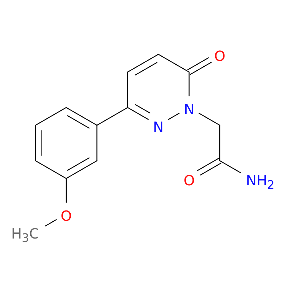 2-[3-(3-methoxyphenyl)-6-oxo-1,6-dihydropyridazin-1-yl]acetamide