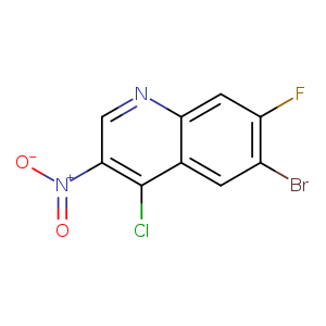 6-Bromo-4-chloro-7-fluoro-3-nitroquinoline