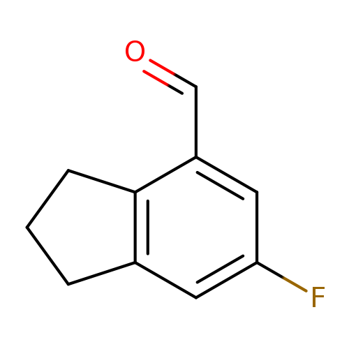 6-fluoro-2,3-dihydro-1H-indene-4-carbaldehyde
