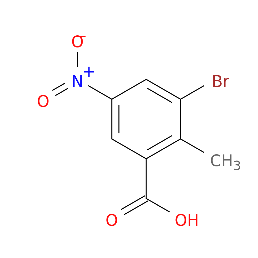 3-Bromo-2-methyl-5-nitrobenzoic acid