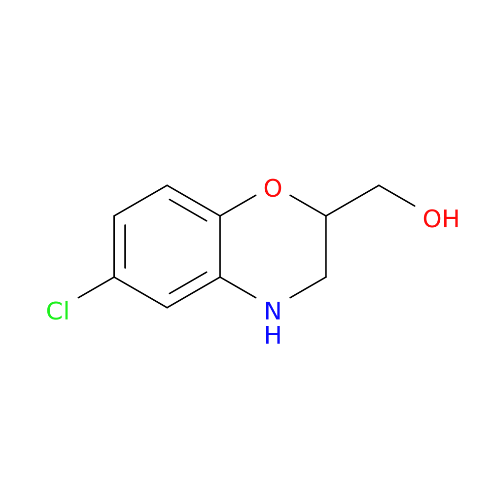 2H-1,4-Benzoxazine-2-methanol, 6-chloro-3,4-dihydro-