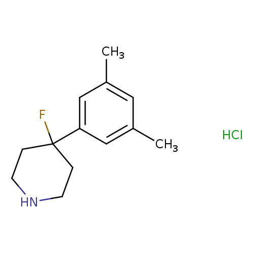 4-(3,5-dimethylphenyl)-4-fluoropiperidine hydrochloride