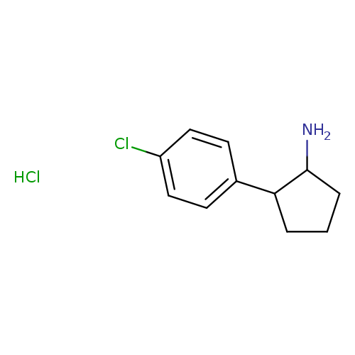 2-(4-chlorophenyl)cyclopentan-1-amine hydrochloride