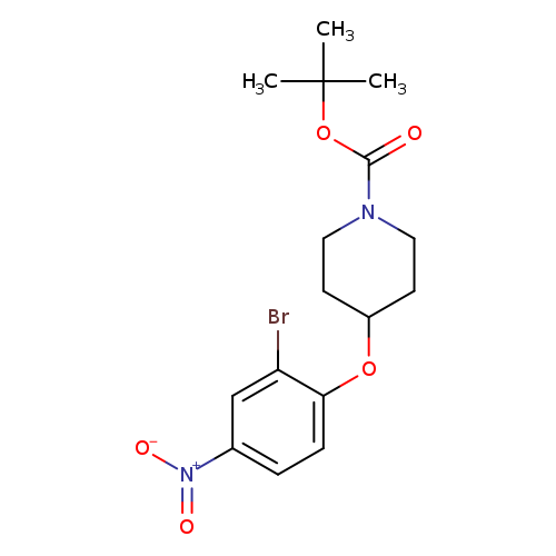 t-Butyl 4-(2-bromo-4-nitrophenoxy)piperidine-1-carboxylate
