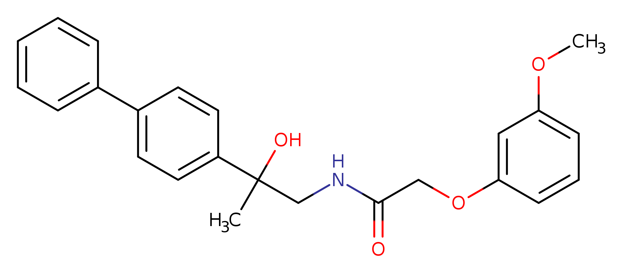 N-(2-{[1,1'-biphenyl]-4-yl}-2-hydroxypropyl)-2-(3-methoxyphenoxy)acetamide