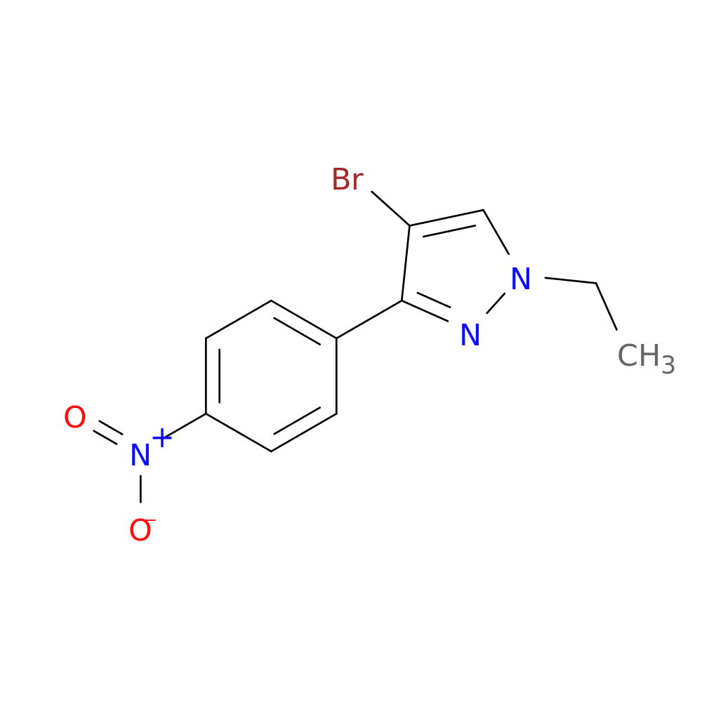 4-bromo-1-ethyl-3-(4-nitrophenyl)pyrazole