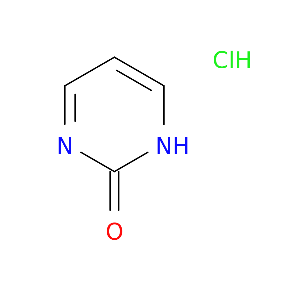 2(1H)-Pyrimidinone, hydrochloride (1:1)