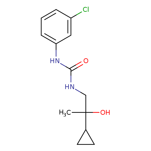 1-(3-chlorophenyl)-3-(2-cyclopropyl-2-hydroxypropyl)urea
