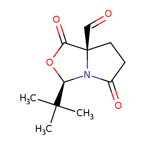 (3R,7aR)-3-(1,1-Dimethylethyl)dihydro-1,5-dioxo-1H,3H-pyrrolo[1,2-c]oxazole-7a(5H)-carboxaldehyde