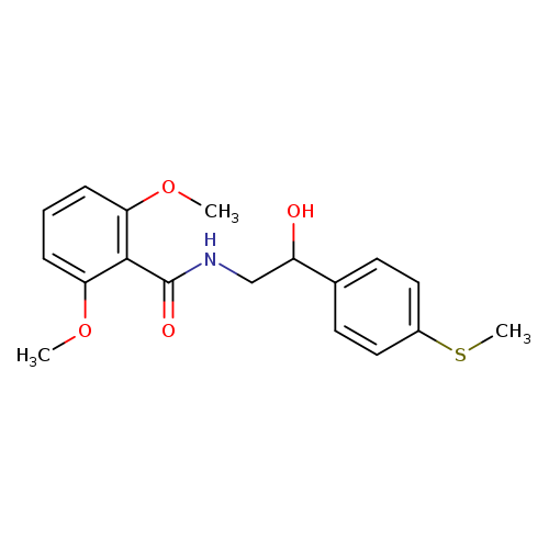 N-{2-hydroxy-2-[4-(methylsulfanyl)phenyl]ethyl}-2,6-dimethoxybenzamide